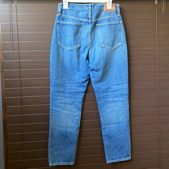 Madewell Rivet & Thread 100% Cotton High Rise Denim Button Fly Size 28 - Picture 2 of 13